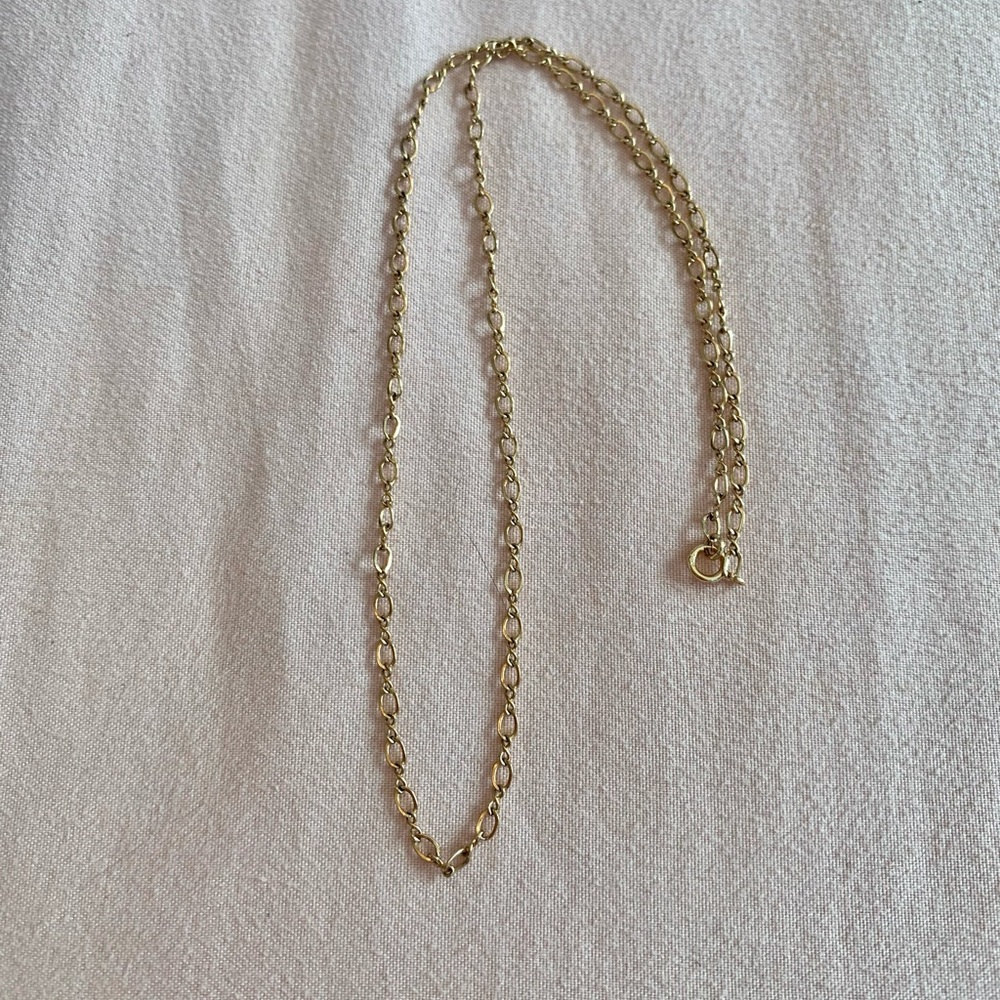 14K Solid Gold Figaro Chain